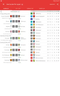 Live Scores for Super Lig 2023 android App screenshot 3